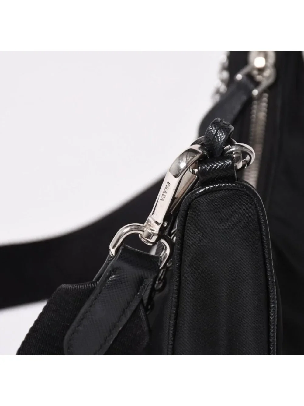 Prada Hobo Nylon Black